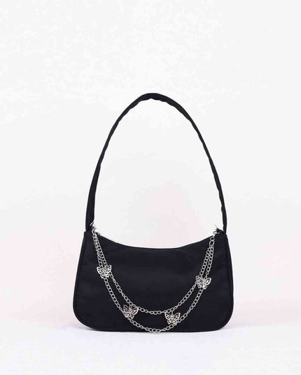 Butterfly Charm Polyester Hand Bag