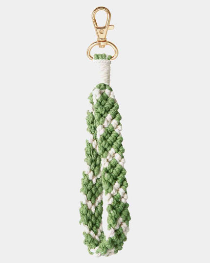 Macrame Wristlet Key Chain