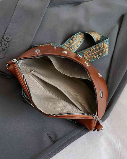 PU Leather Sling Bag