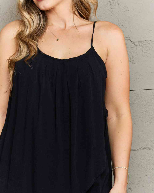 Ninexis Hang Loose Tulip Hem Cami Top