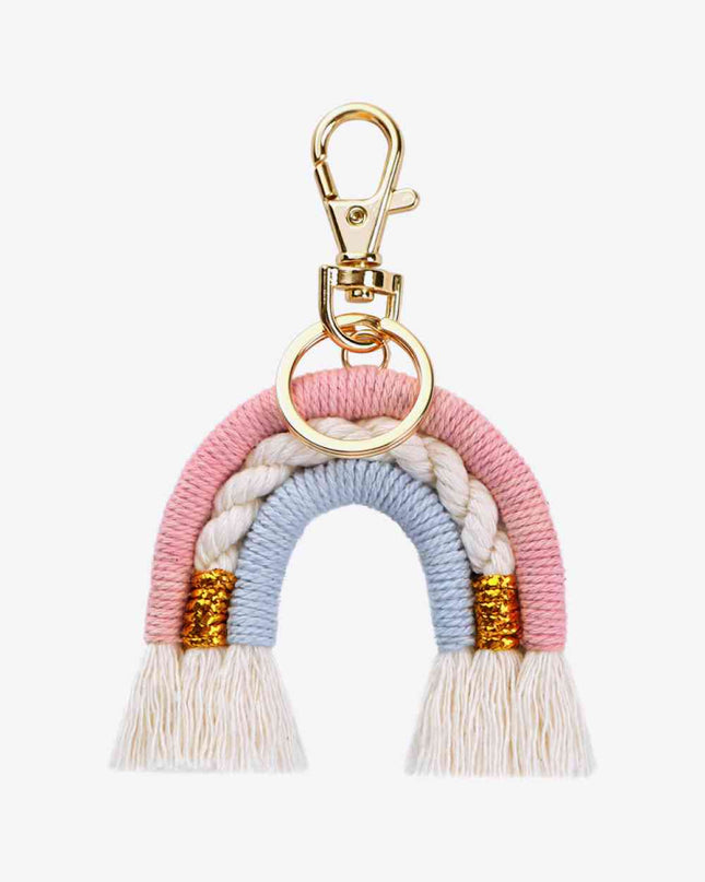Random 4-Pack Rainbow Tassel Key Chain