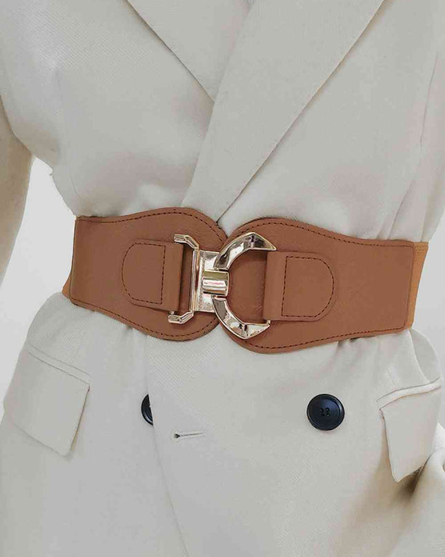 Alloy Buckle Elastic Belt