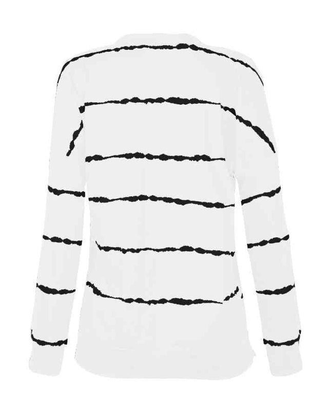 Striped Round Neck T-Shirt