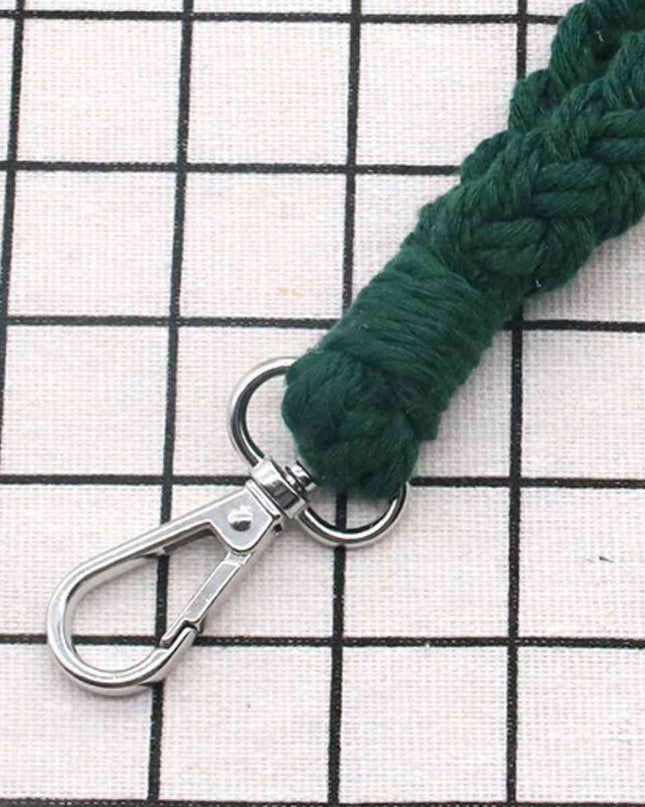 Assorted 4-Piece Macrame Keychain