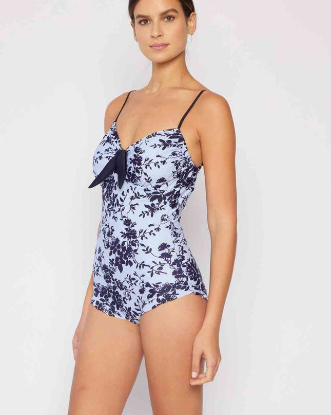 Marina West Swim Côte d'Azur Ruffle Trim One-Piece Swimsuit