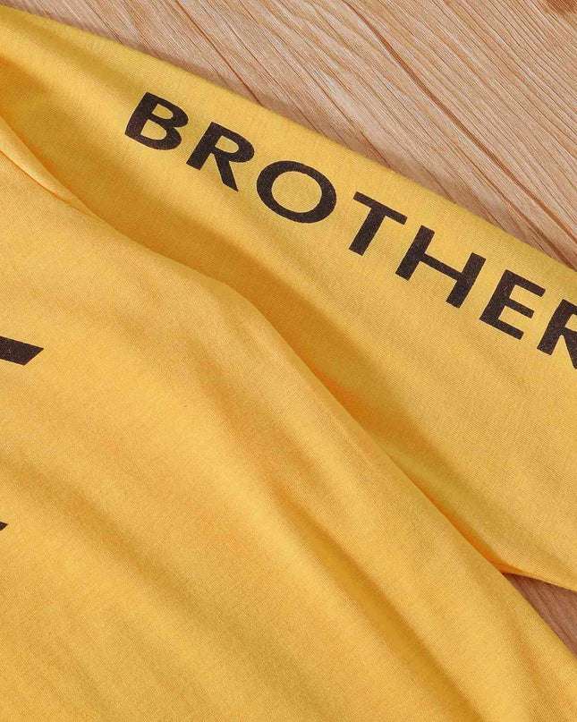 SUPER BROTHER Graphic Long Sleeve Hoodie
