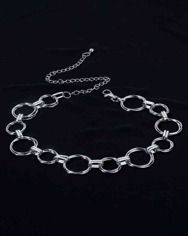 Alloy Chain Circle Shape Belt