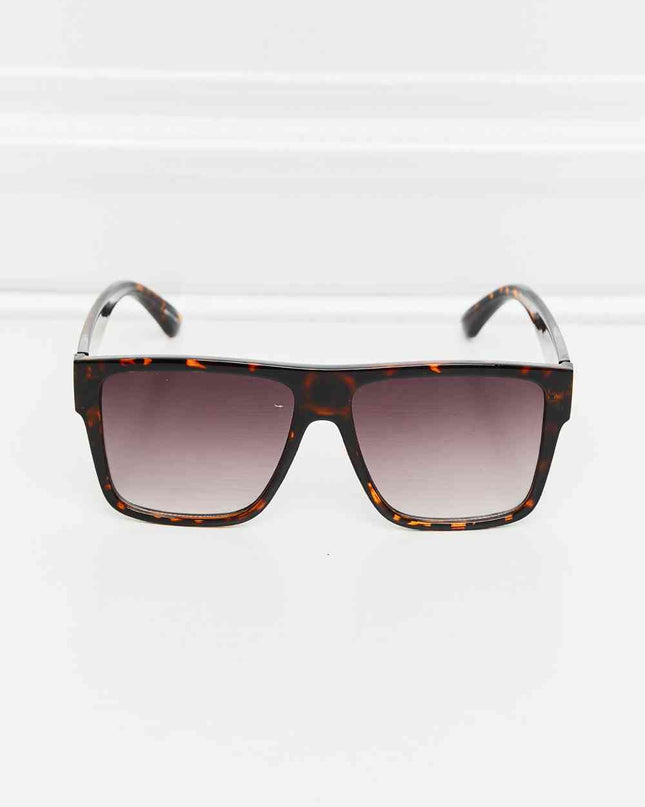 Tortoiseshell Square Full Rim Sunglasses