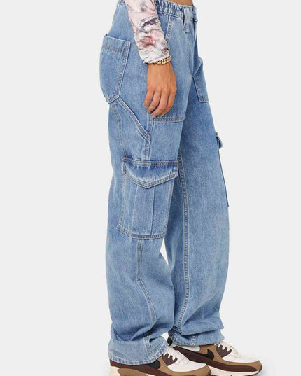 Straight Jeans with Pockets
