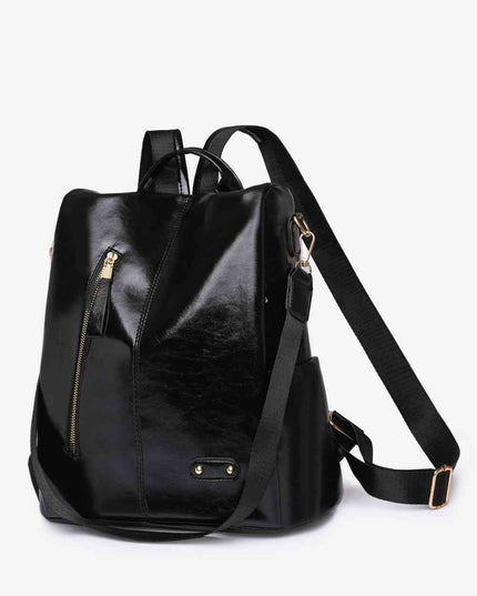 Zipper Pocket Backpack