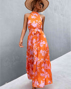 Orange/Floral