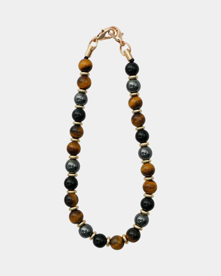 Natural Stone Beads Key Chain