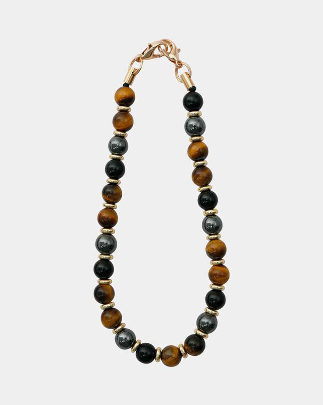 Natural Stone Beads Key Chain