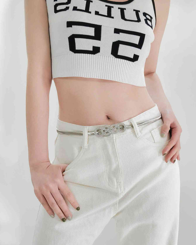 Knot Buckle Metal Belt