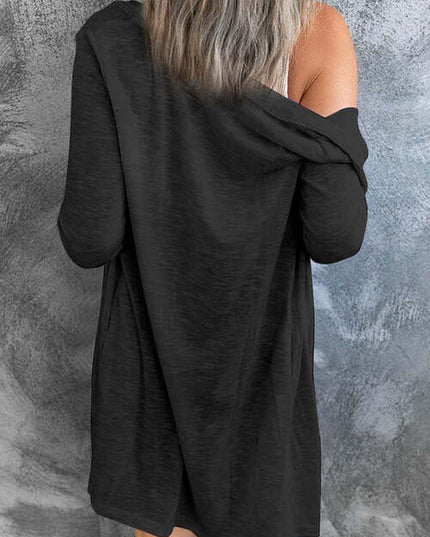 Sequin Santa Button Up Long Sleeve Cardigan