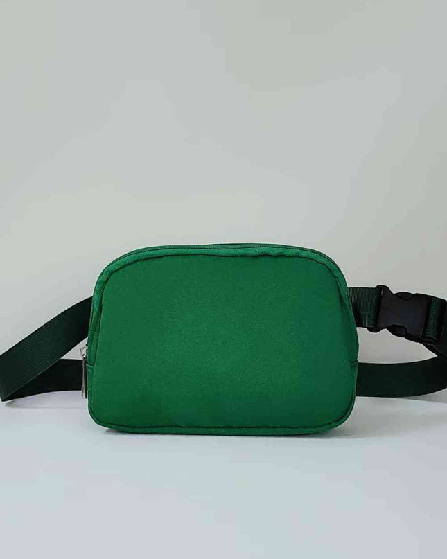 Buckle Zip Closure Fanny Pack