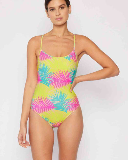 Marina West Swim High Tide One-Piece in Multi Palms