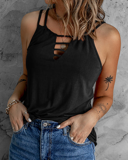 Double-Strap Scoop Neck Cami