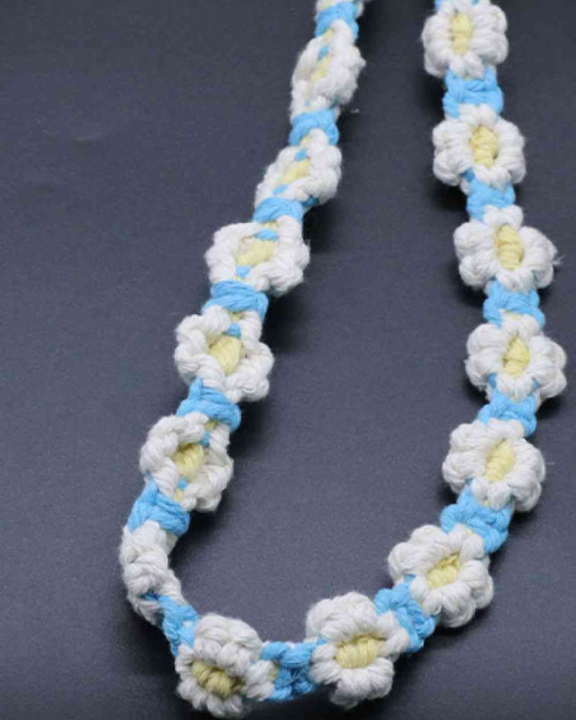 Flower Macrame Phone Lanyard