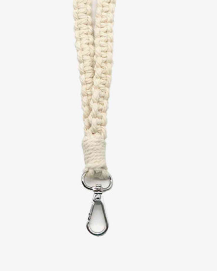 Assorted 2-Pack Hand-Woven Lanyard Keychain