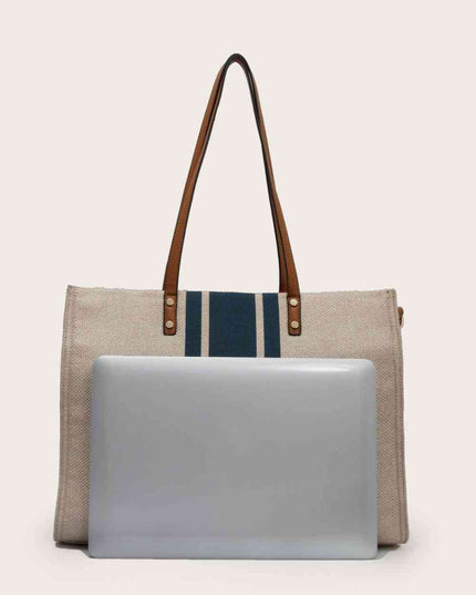 Striped Tote Bag