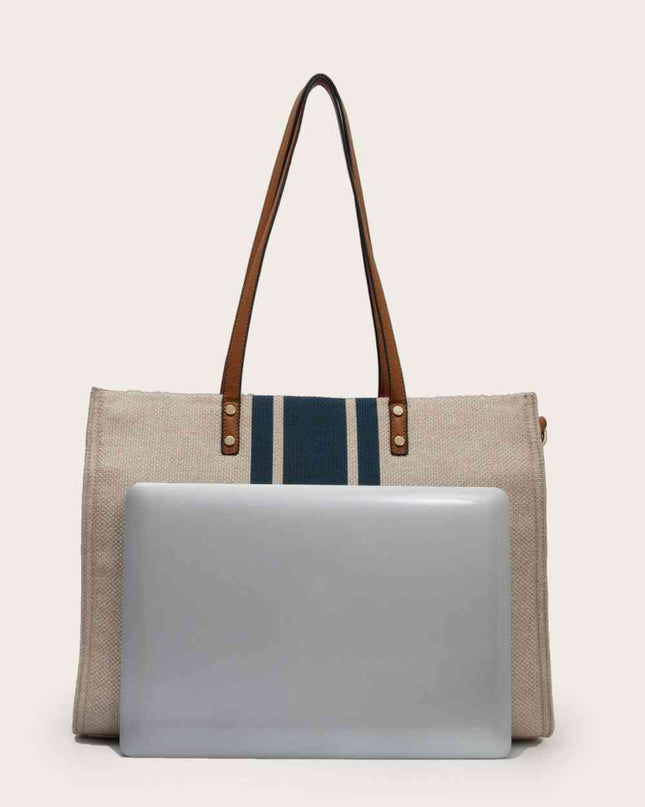 Striped Tote Bag