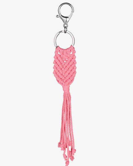 Assorted 4-Pack Handmade Fringe Keychain