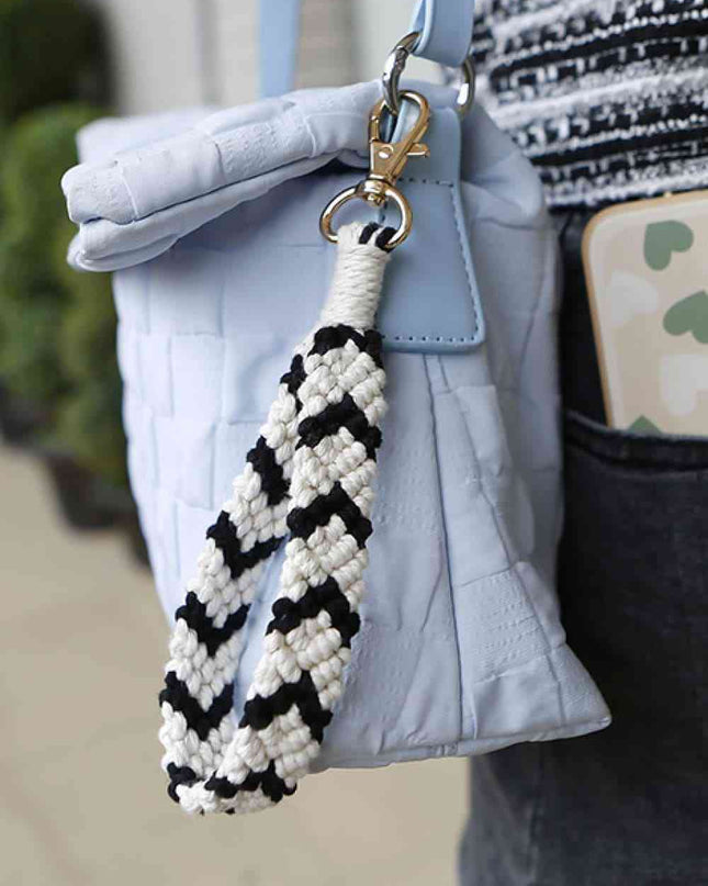 Macrame Wristlet Key Chain