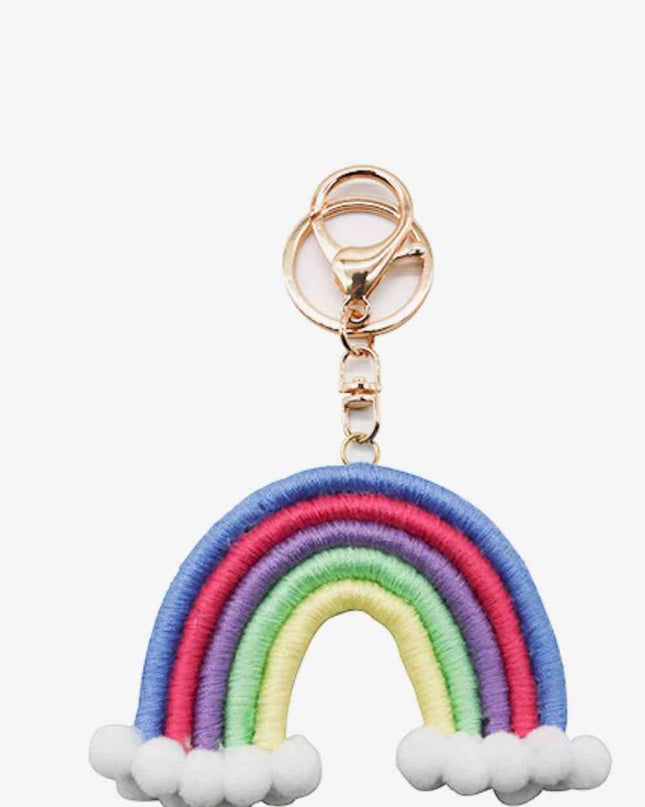 Assorted 4-Pack Hand-Woven Keychain with Clasp