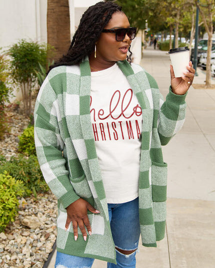 Simply Love Full Size HELLO CHRISTMAS Short Sleeve T-Shirt