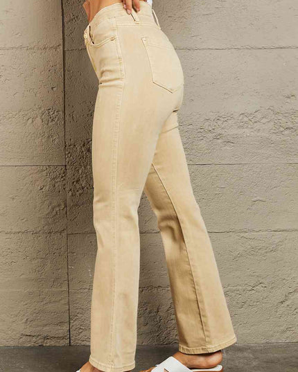 Judy Blue Cailin Full Size Mid Rise Garment Dyed Bootcut Jeans