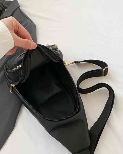 PU Leather Sling Bag