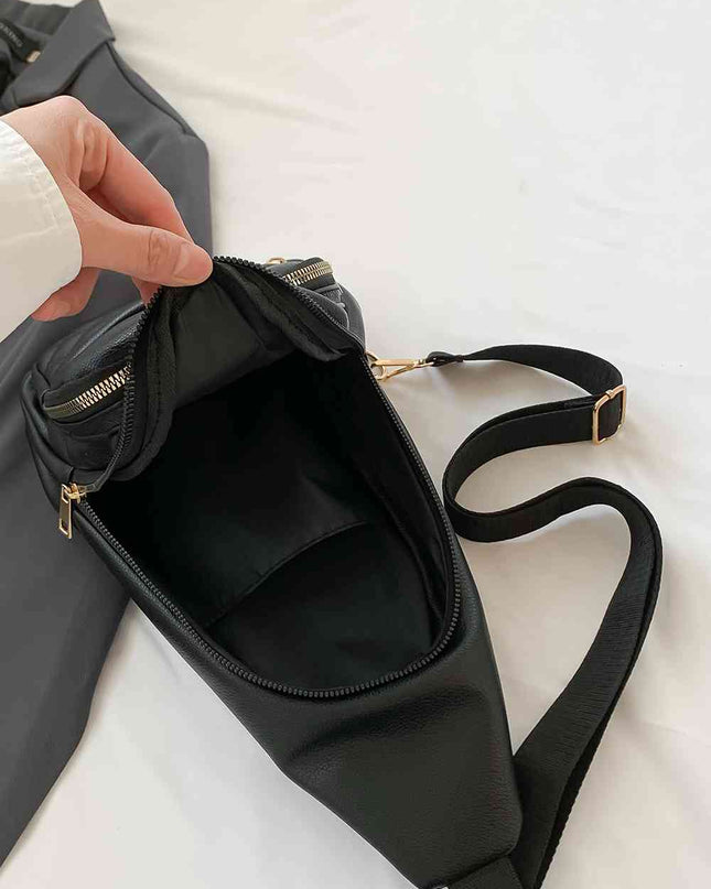 PU Leather Sling Bag