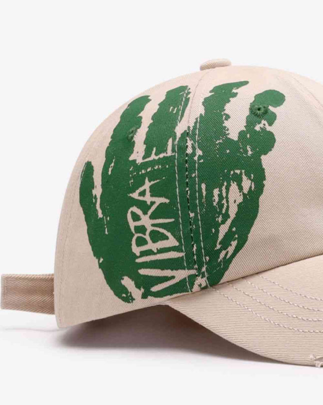 VIBRA Graphic Distressed Adjustable Baseball Cap