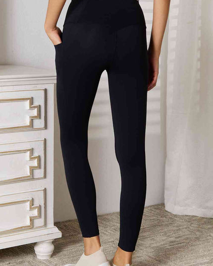 Basic Bae Wide Waistband Sports Leggings