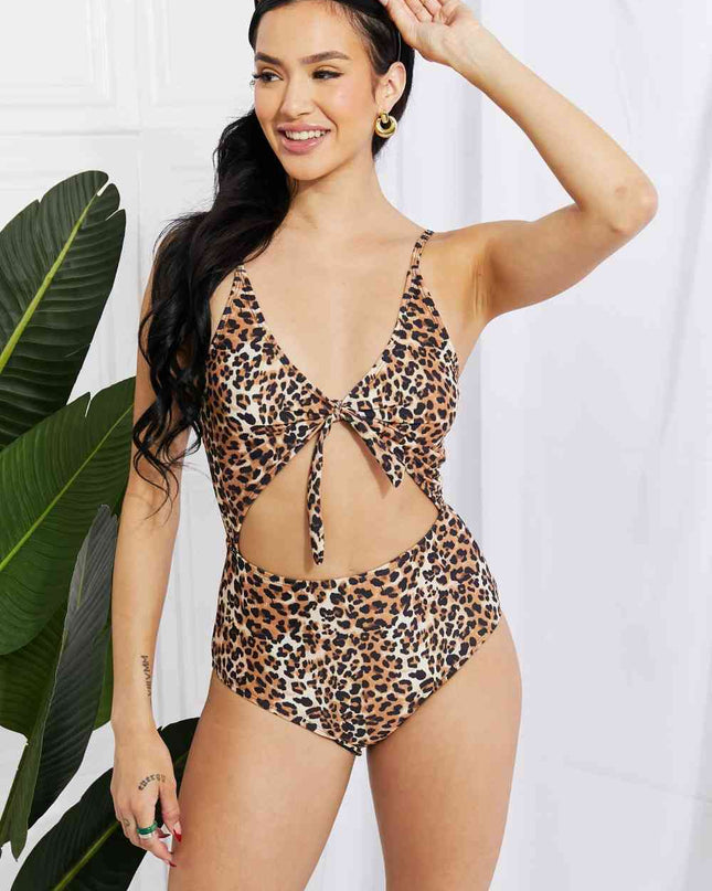 Marina West Swim Lost At Sea Cutout One-Piece Swimsuit
