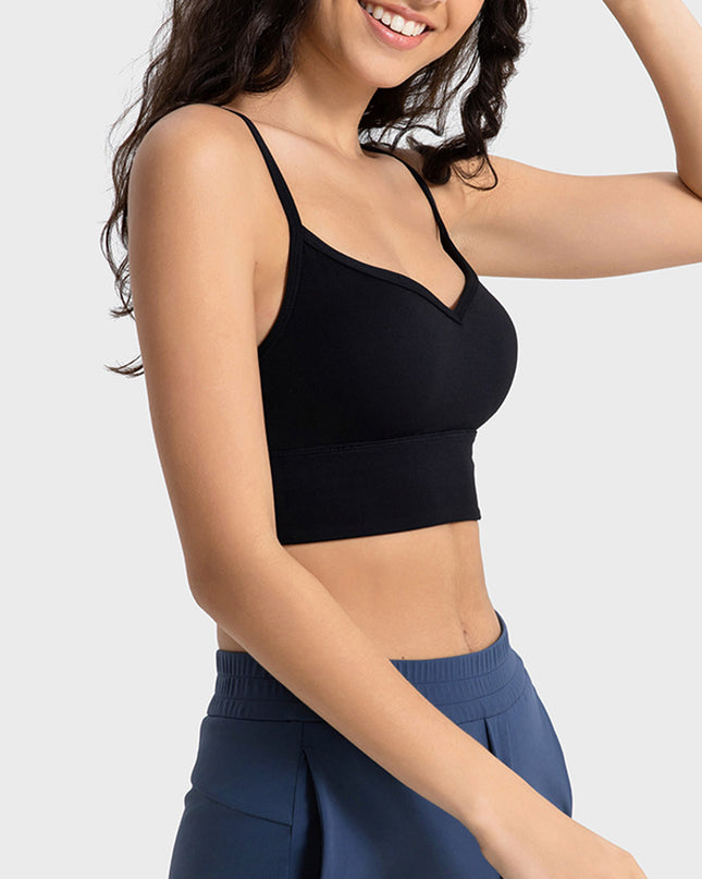 Spaghetti Strap Sport Bra