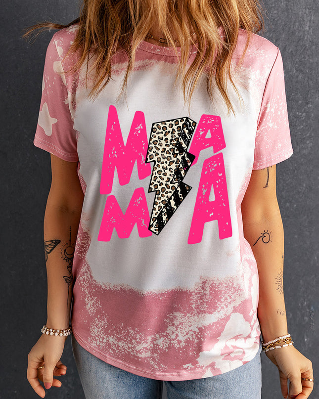 MAMA Graphic Printed Tee Shirt