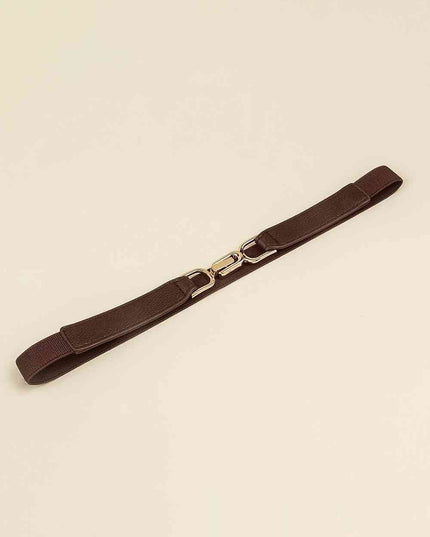 Alloy Buckle Elastic Belt