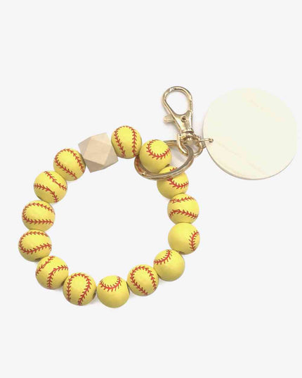 Assorted 4-Pack Wristlet Bead Key Chain