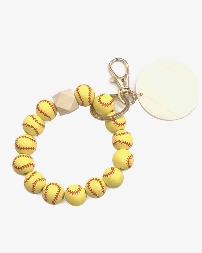 Assorted 4-Pack Wristlet Bead Key Chain