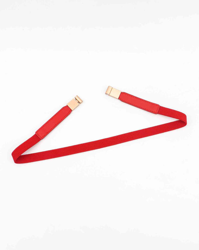 PU Elastic Skinny Belt