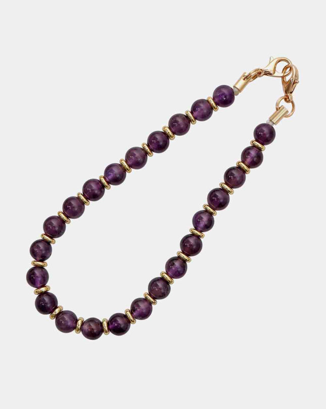 Beaded Natural Stone Key Chain