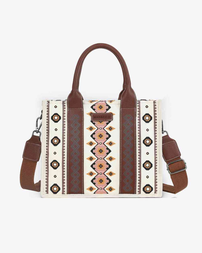 Printed PU Leather Shoulder Bag