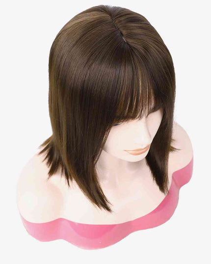 Full Machine Made Short Wave Hair Wigs 10''