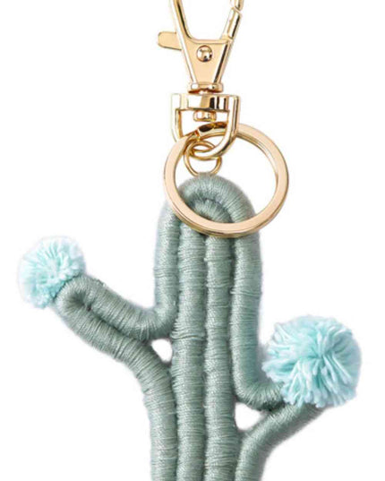 Cactus Keychain with Fringe