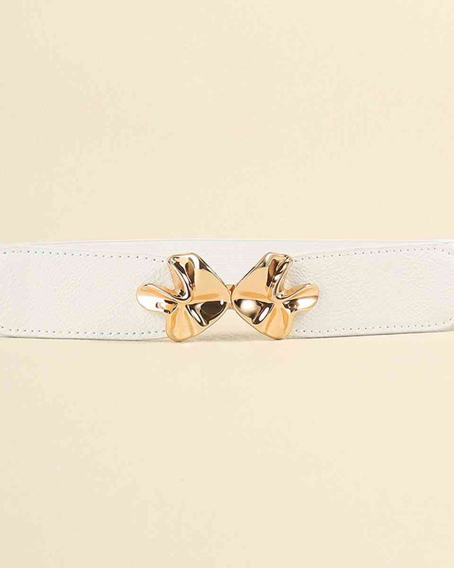 Alloy Buckle Elastic Belt
