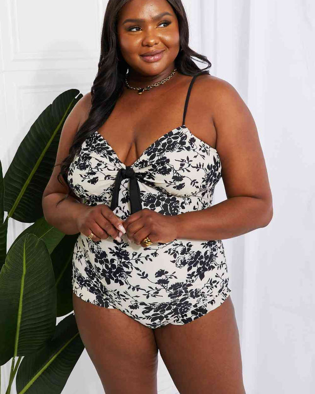 Marina West Swim Côte d'Azur Ruffle Trim One-Piece Swimsuit