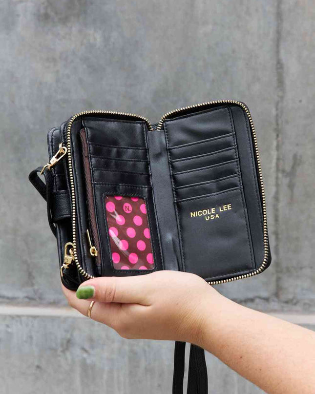 Nicole Lee USA Two-Piece Crossbody Phone Case Wallet
