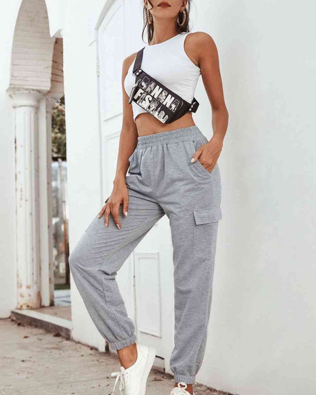 Pocketed Long Sweatpants